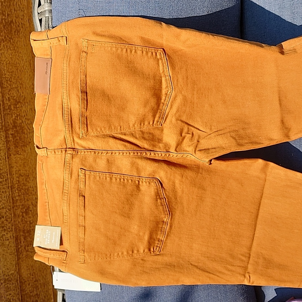 Madewell rust color high ruse skinny size 14/32 - Picture 5 of 5